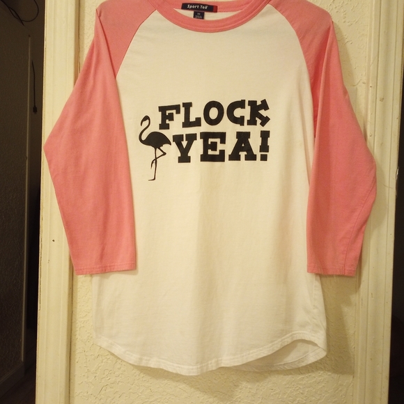 🐮 🐄 Sport-Tek Flamingo Long Sleeve T-Shirt - Picture 4 of 4